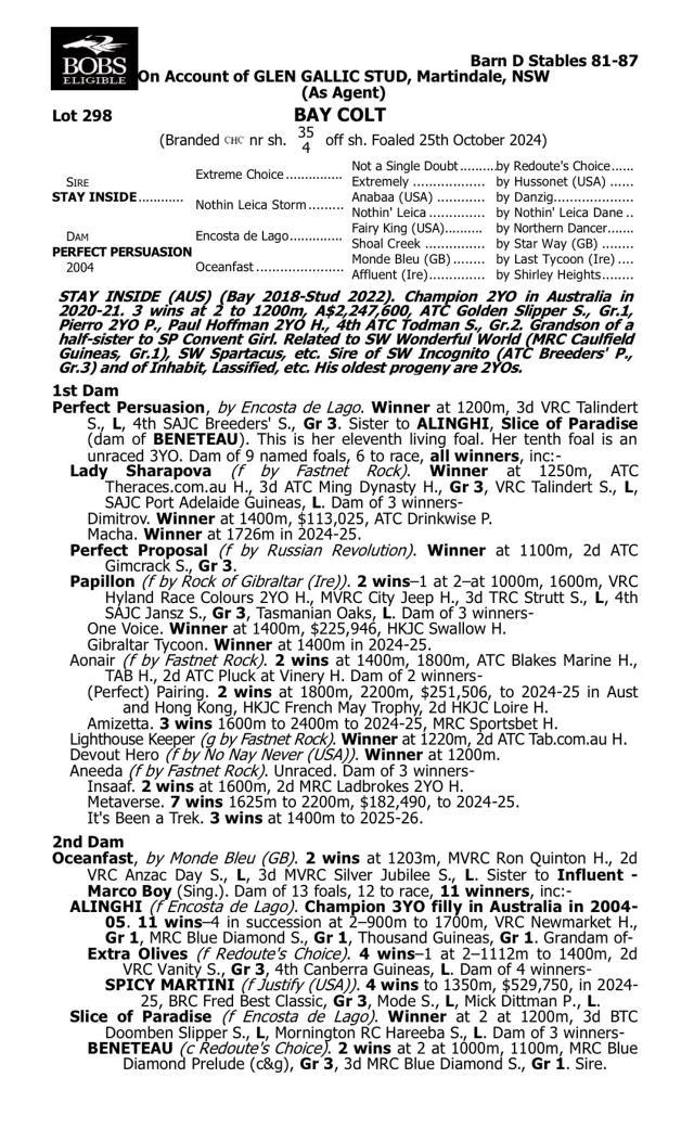 Stay Inside x Perfect Persuasion '24 Colt