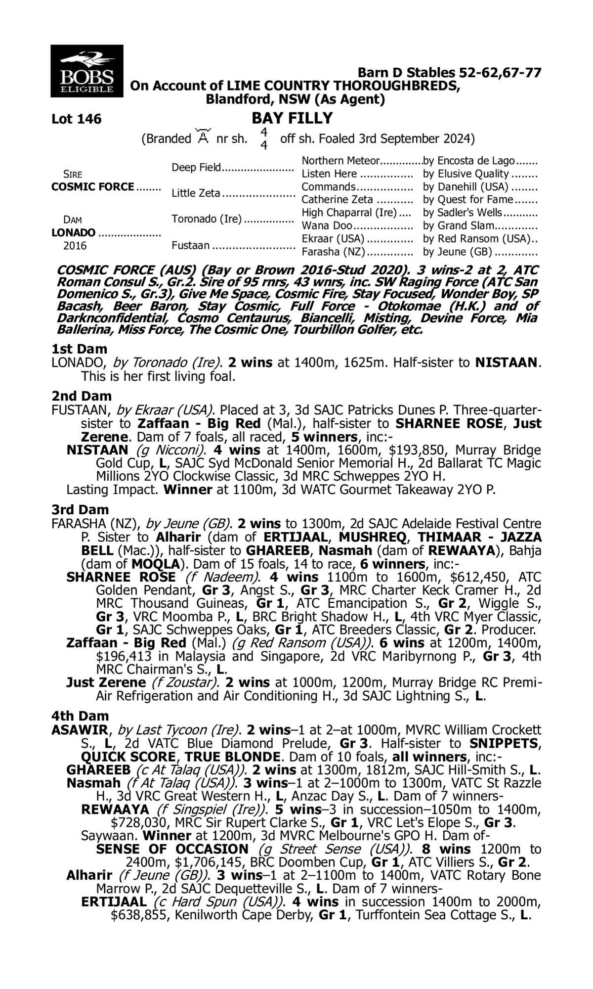 Cosmic Force x Lonado