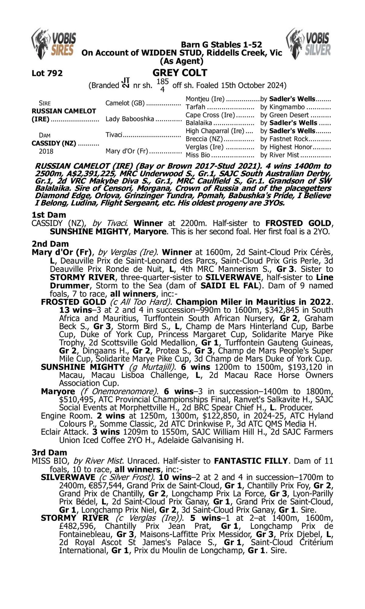 Russian Camelot / Cassidy 24 C