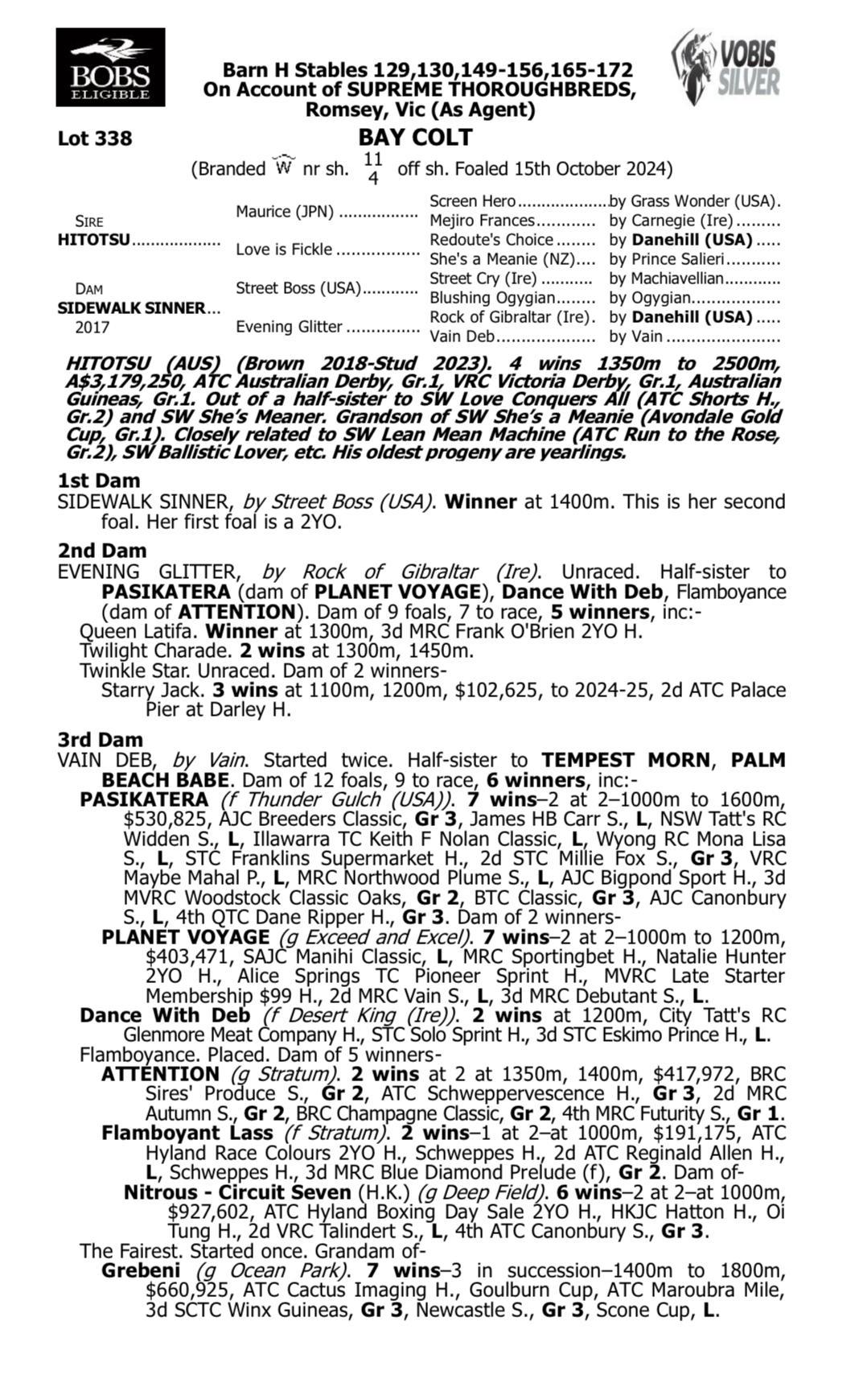 Hitotsu x Sidewalk Sinner '24 Colt